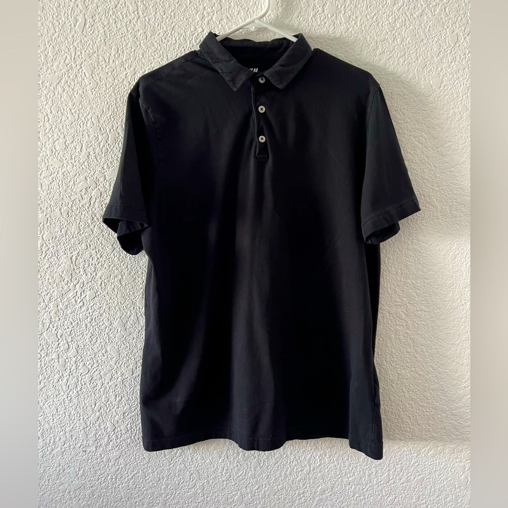 H&M black T-shirt size L